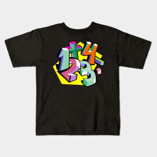 1234 math Kids T-Shirt